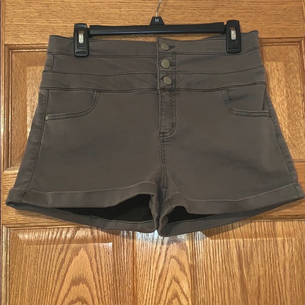 Tinseltown Navy Green Shorts